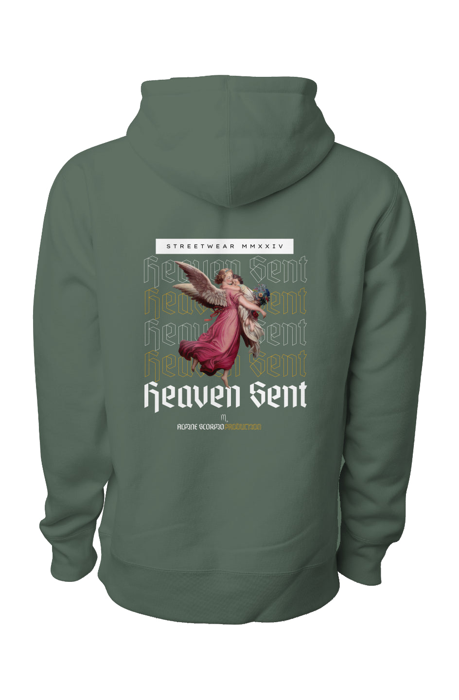Good Vibes Only Hoodie - Alpine Green | Heavyweight