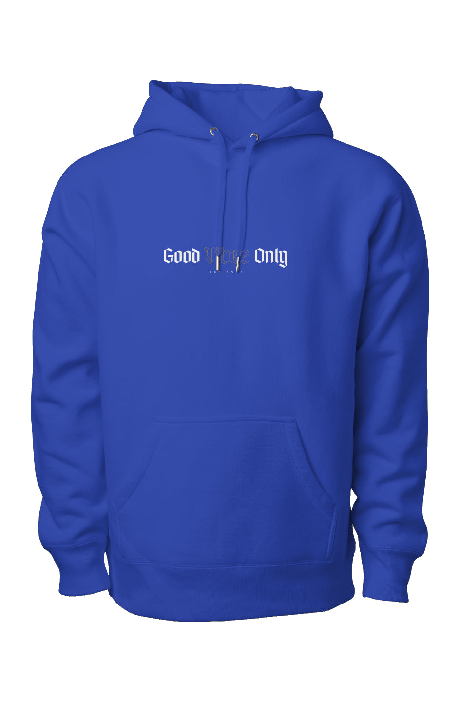 Good Vibes Only  Hoodie - Royal Blue | Heavyweight